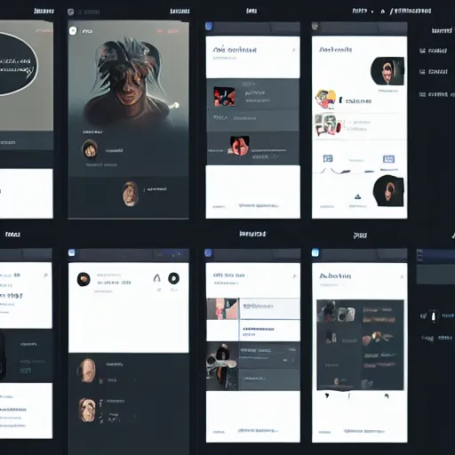 Image similar to Award winning UI design for Discord 2.0, featured on Behance