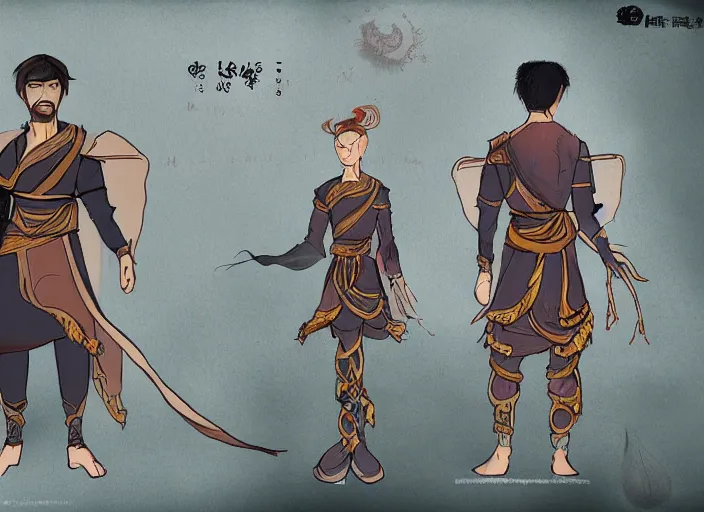 Image similar to concept design of - avatar the legends of ong bo di