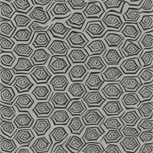 Prompt: Crab tessellation, by M.C. Escher, lithograph, 1959