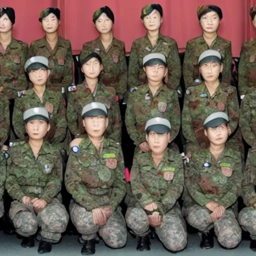 Image similar to female south korean counterterrorist unit 7 0 7 th special mission group