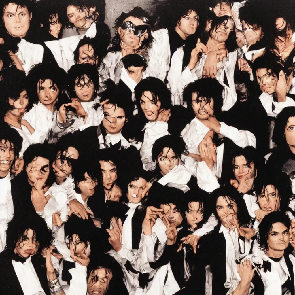 Prompt: the backrooms but with micheal jackson