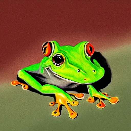 Image similar to portrait frog dog