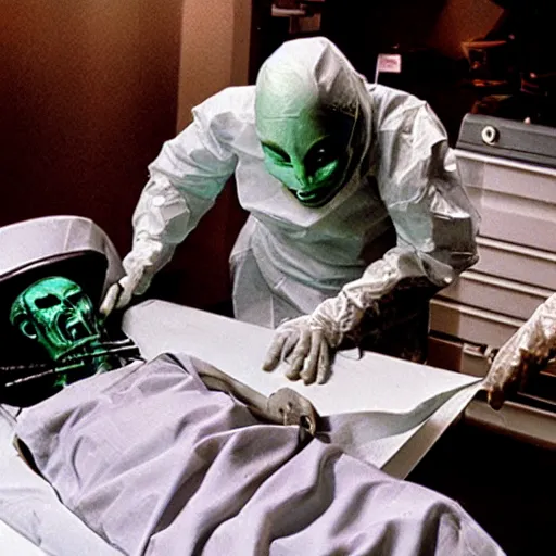 Image similar to alien autopsy