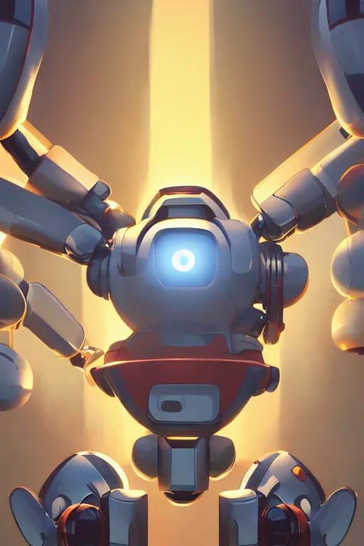 Image similar to metabots medabots medarotto medarot robot minimalist comics, behance hd by jesper ejsing, by rhads, makoto shinkai and lois van baarle, ilya kuvshinov, rossdraws global illumination ray tracing hdr radiating a glowing aura