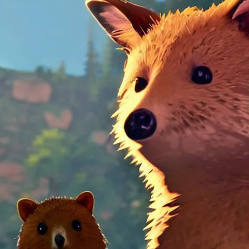 Prompt: a quokka in the video game Life Is Strange