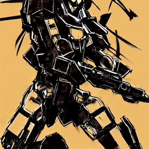 Prompt: mettaton from undertale in the style of yoji shinkawa, metal gear solid concept art