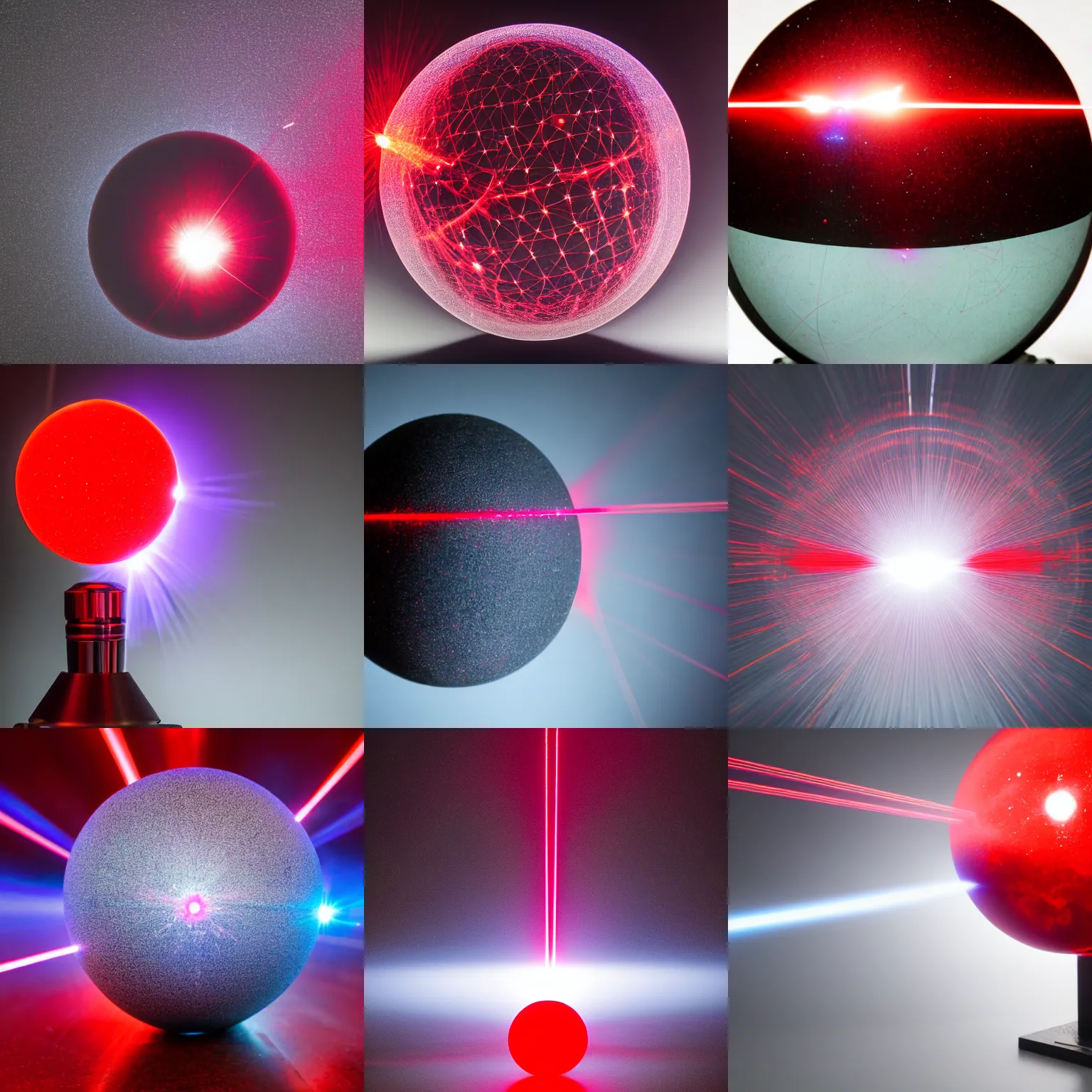 A Studio Photograph Of A Lead Orb Held Up By An Stable Diffusion 