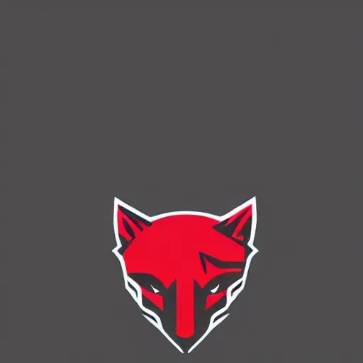 Prompt: minimalist logo of a wolf and a rose, black and red colors, sharp, accented, detailed, flat colors, professional, esports