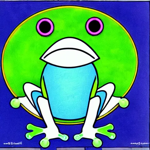 Image similar to Frog transforming into a prince