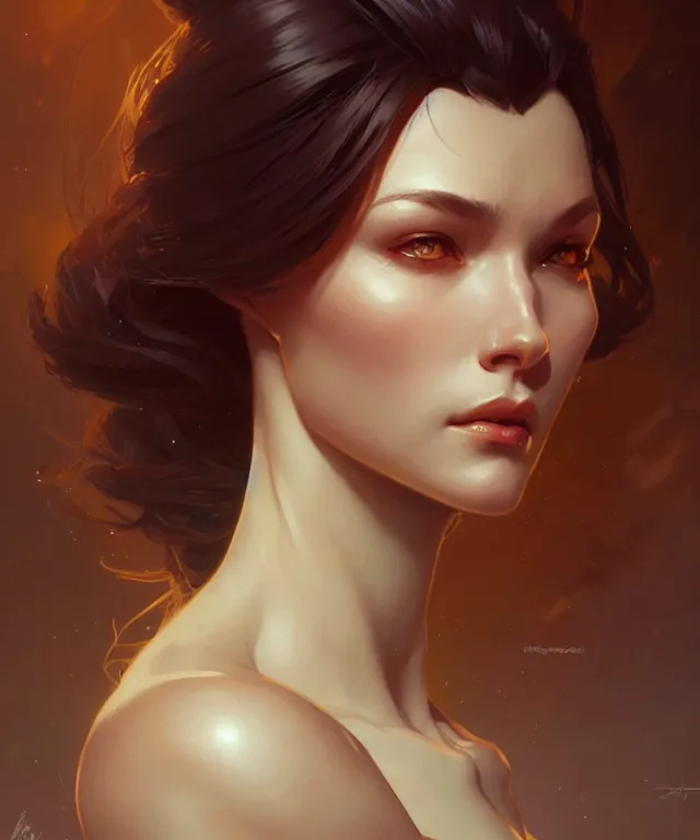 Image similar to gallent girl portrait, sci-fi face, elegant, highly detailed, digital painting, artstation, concept art, smooth, sharp focus, illustration, art by artgerm and greg rutkowski and alphonse mucha