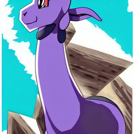 Image similar to a llama pokemon by ken sugimori