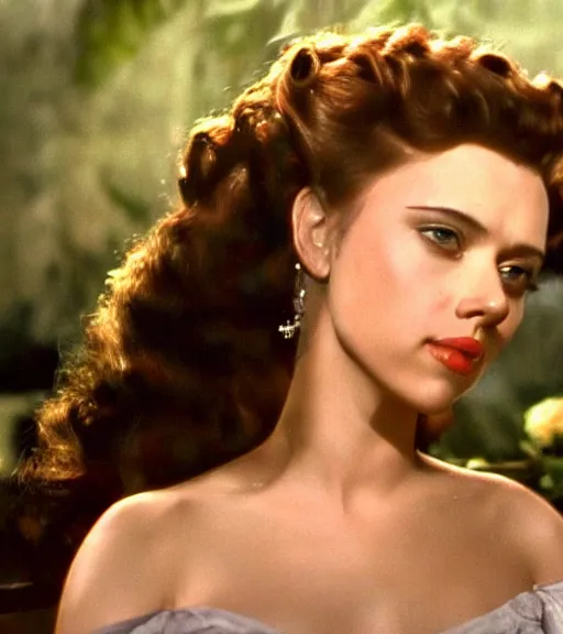 Image similar to Scarlett Johansson in Gone With the Wind