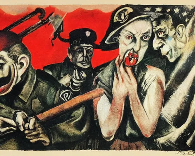 Image similar to otto dix ww 2