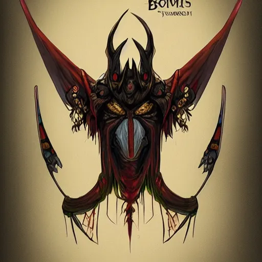 Prompt: A creature in style of Brom, symmetrical, dark fantasy