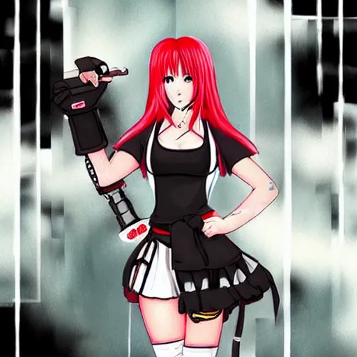 Image similar to high quality art of tifa lockhart in harajuku fashion, trending on artstartion