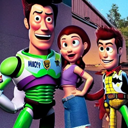 Image similar to Hugh Jackman stars in the action road-trip comedy, Wolverine Ate, from Toy Story, Woody\'s Homework.