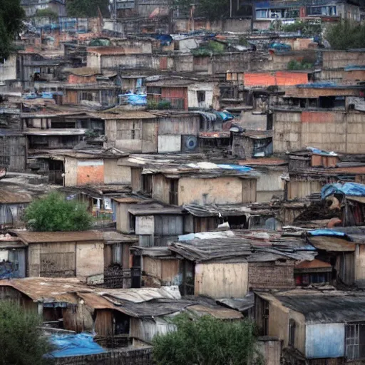 Image similar to slums