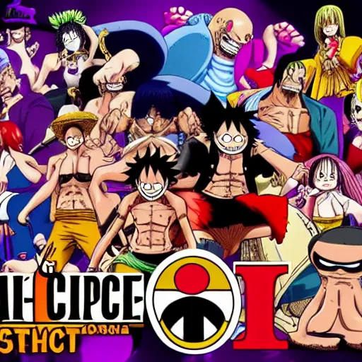 Image similar to all one piece character fighting in a theater