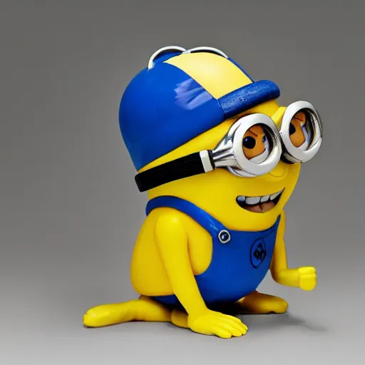 Image similar to jeff koons sculpture of a minion