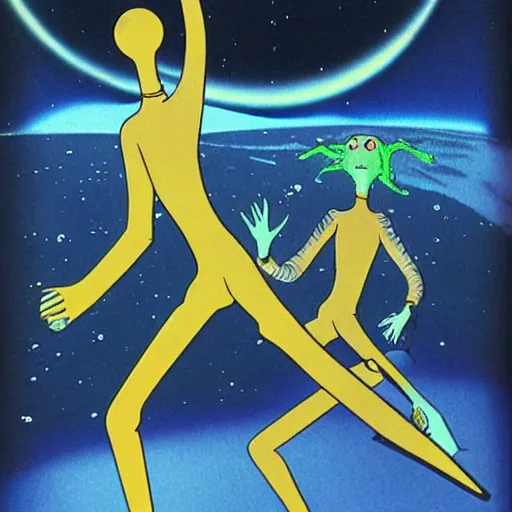 Image similar to spacehip in FANTASTIC PLANET La planète sauvage animation by René Laloux