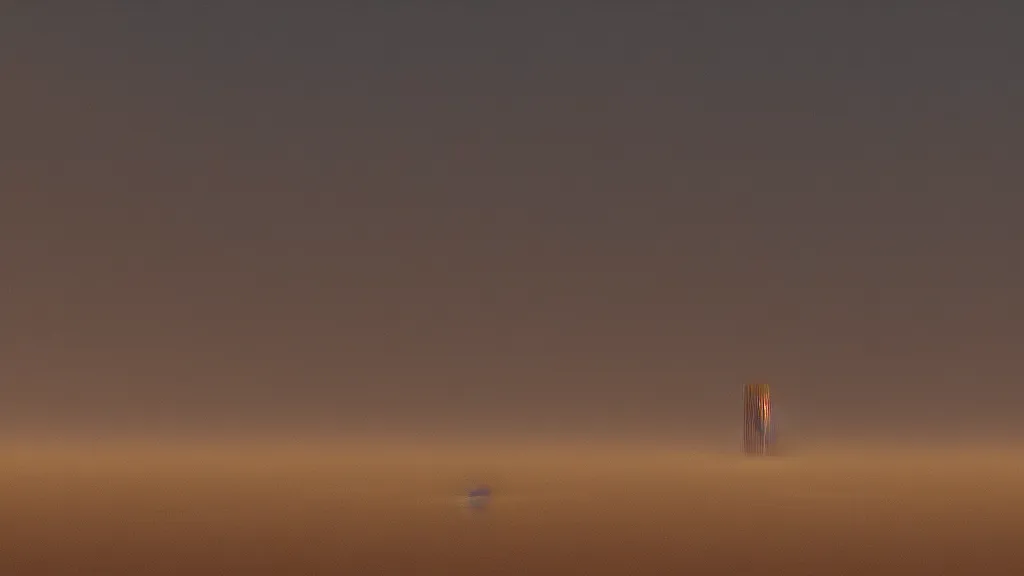 Image similar to patrick j. jones. rutkowski. the last tower. sandstorm. lonely. ominous. golden hour. 3 8 4 0 x 2 1 6 0