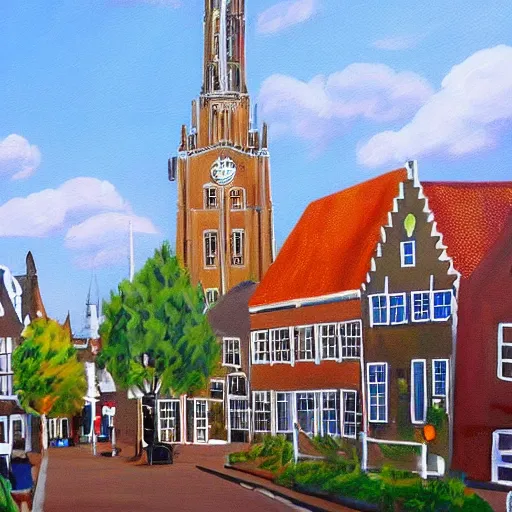 Image similar to painting of yes! delft