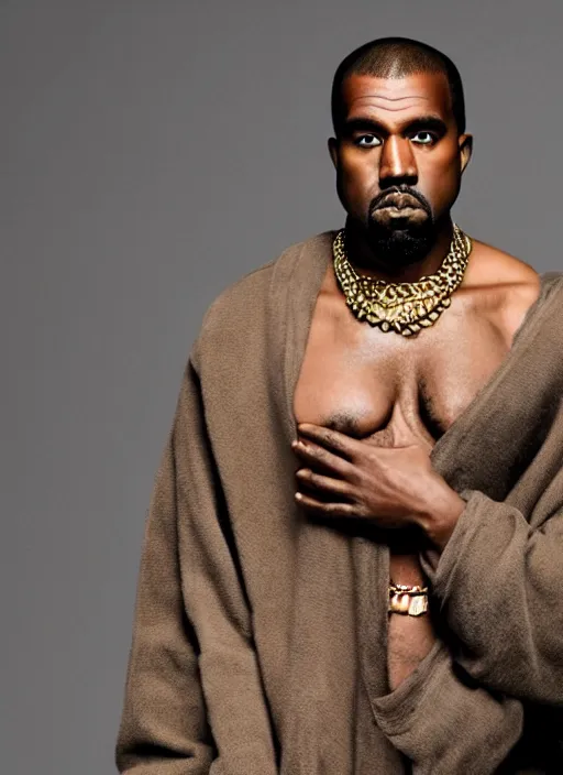 Prompt: Kanye West as the Black Panther