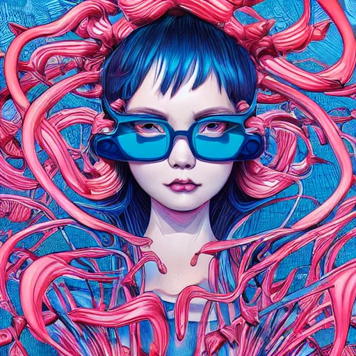 Image similar to 🥶, extremely detailed, sharp focus, wide view, smooth, digital illustration, by james jean, by rossdraws, frank franzzeta, sakimichan