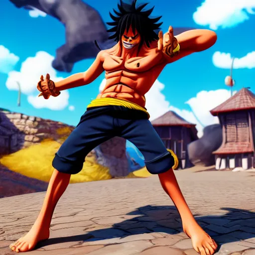 prompthunt: monkey d luffy 4k unreal engine high detailed