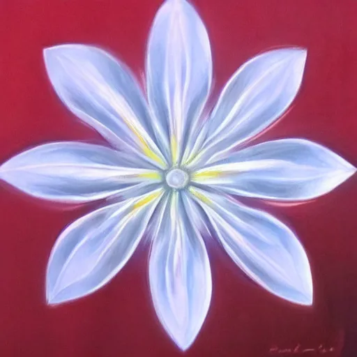 Prompt: a beautiful flower called the ivory star, photorealistic,