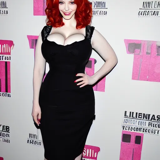 Image similar to Christina Hendricks drink water,