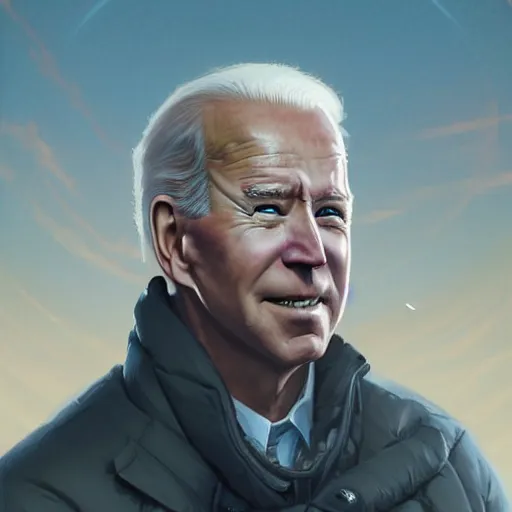 Prompt: high detail portrait sleepy joe biden, art style by greg rutkowski, loish, rhads, ferdinand knab, makoto shinkai and lois van baarle, ilya kuvshinov, rossdraws, tom bagshaw, global illumination, radiant light, detailed and intricate environment, unreal engine, chrome reflect