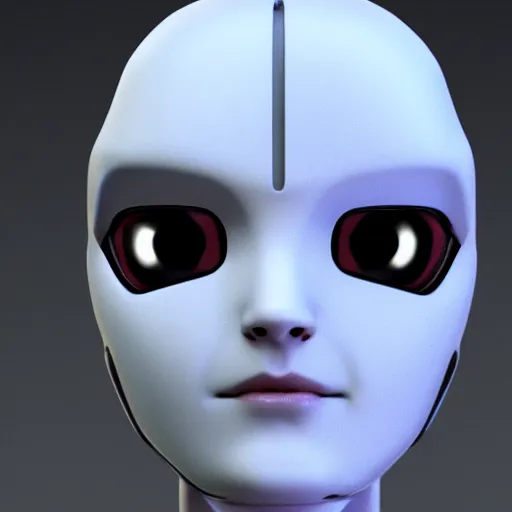 Image similar to headshot of humanoid robot from ex machina
