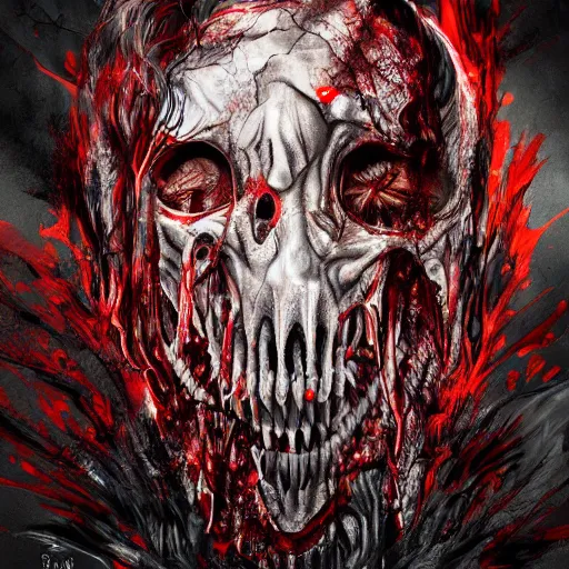 Image similar to an unimaginable horror beyond human comprehension, a very detailed digital art, trending on art station, horror art, very gory