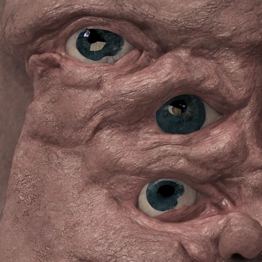 Image similar to the last vision of a dying blind mans eyes, hyper realistic, octane render, 8 k resolution, photo realistic