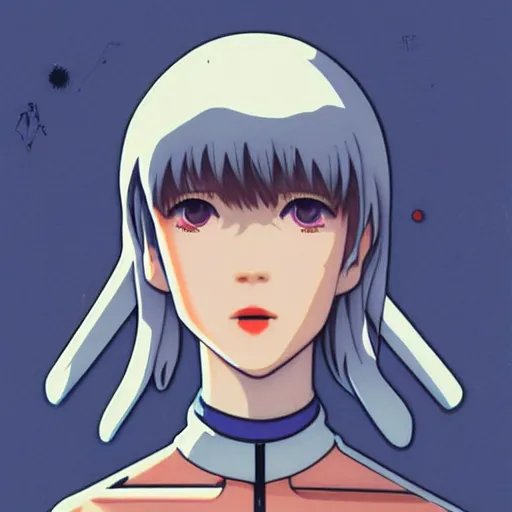 Prompt: Ayanami Rei from Evangelion anime profile picture by Sachin Teng, asymmetrical, Organic Painting , Matte Painting, geometric shapes, hard edges, graffiti, street art:2 by Sachin Teng:4
