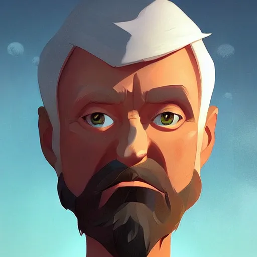 Image similar to face icon stylized minimalist wizard of the coast, loftis, cory behance hd by jesper ejsing, by rhads, makoto shinkai and lois van baarle, ilya kuvshinov, rossdraws global illumination