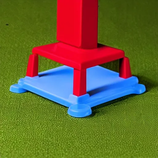 Image similar to Photo of a guillotine designed by Fisher Price