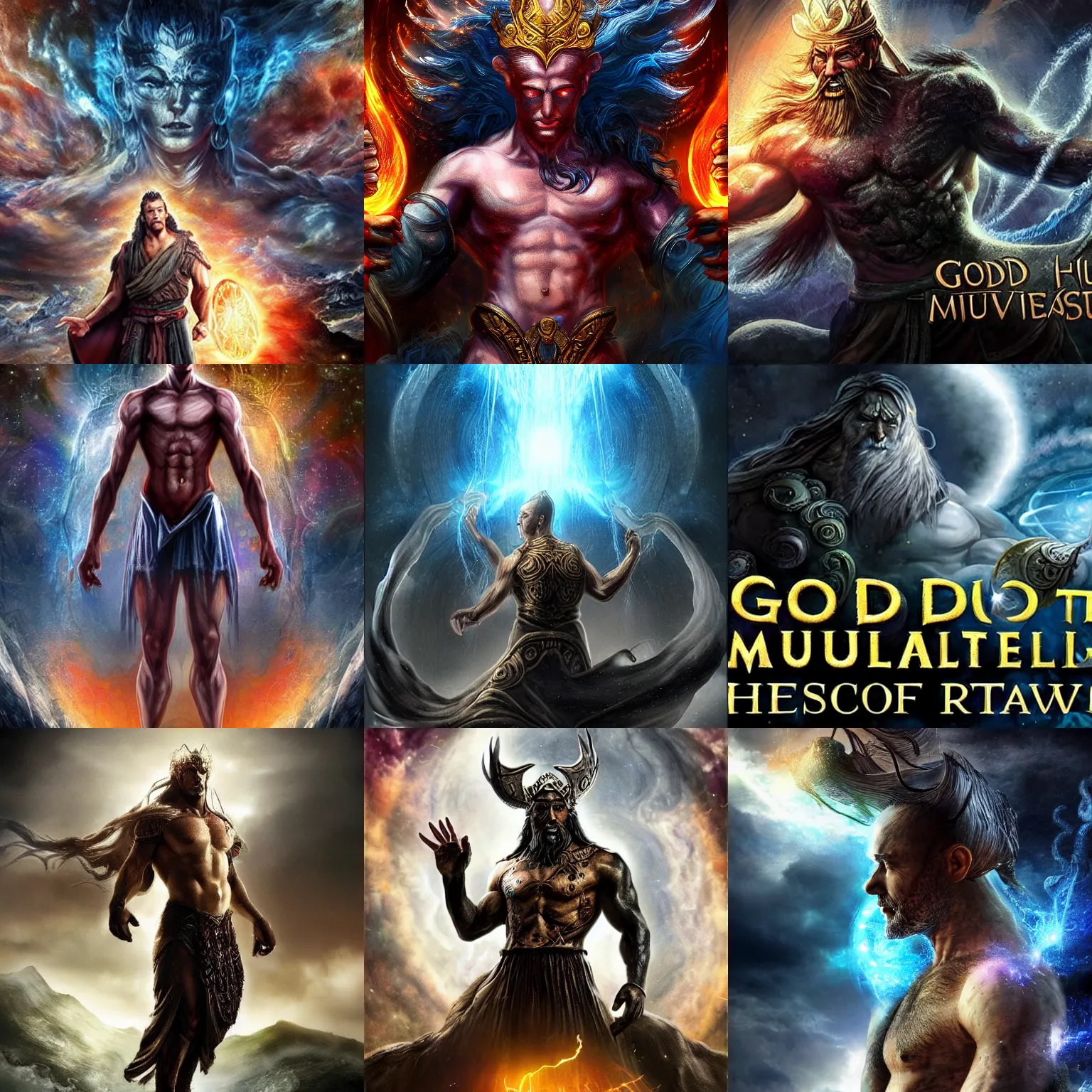 Prompt: God of the Multiverse, HD, Realistic, Fantastical