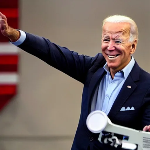 Prompt: joe biden as a robot