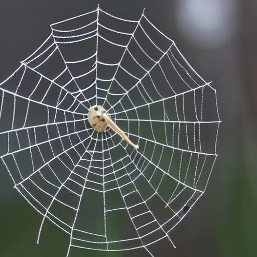 Image similar to bone turbine of death and spider webs