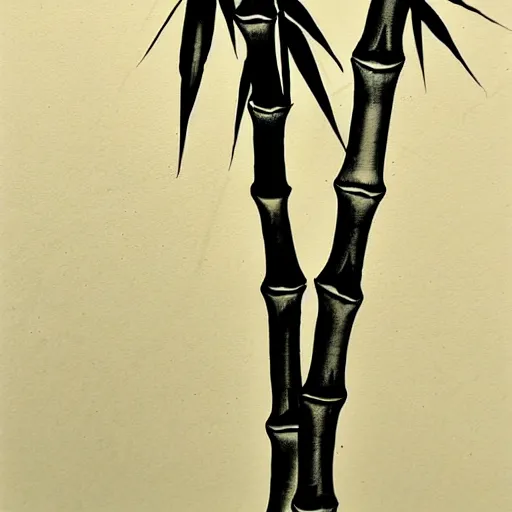 Image similar to bamboo, ink, xu wei