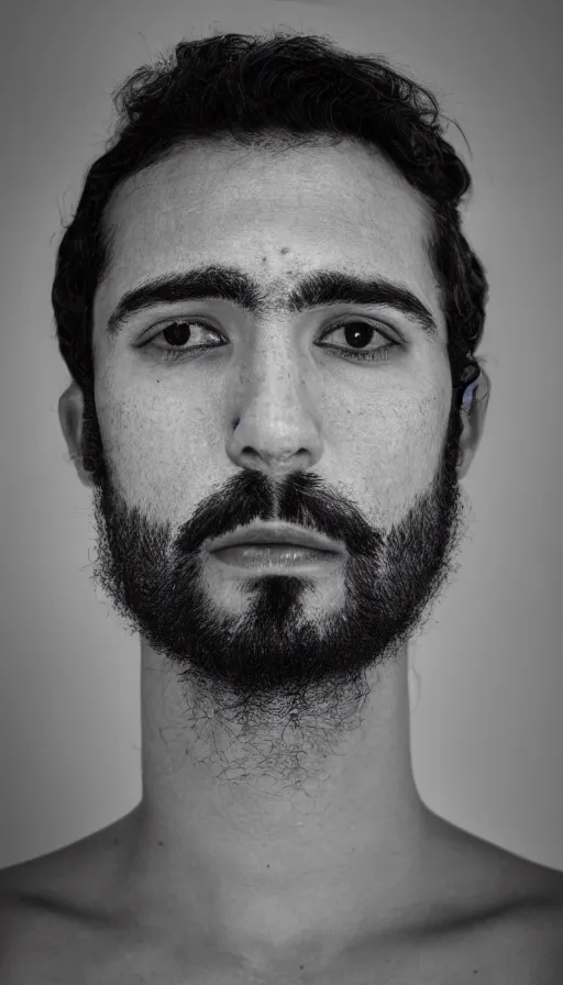 Image similar to Camilo Cesar Augusto Gomez Chaparro, face and body, perfect face proportions, groomed facial hair, handsome, anthropologist , 8k, cinematic, reality,