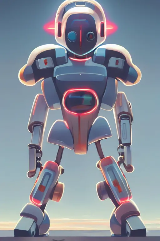 Image similar to metabots medabots medarotto medarot robot minimalist comics helmet mask neon cybereye, behance hd by jesper ejsing, by rhads, makoto shinkai and lois van baarle, ilya kuvshinov, rossdraws global illumination ray tracing hdr radiating a glowing aura