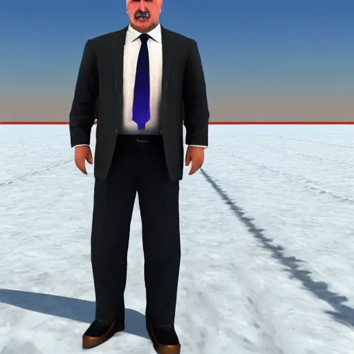 Image similar to Alexander Lukashenko in The Stanley Parable Ultra Deluxe