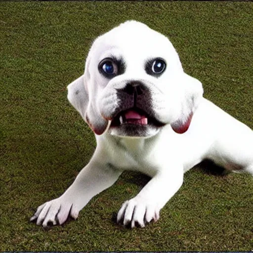 Prompt: magic eye 3 d illusion of a dog