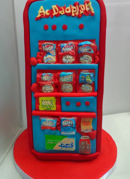 Image similar to vending machine cake