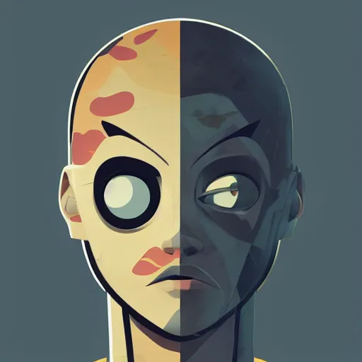 Prompt: face icon vector minimalist call of duty, loftis, cory behance hd by jesper ejsing, by rhads, makoto shinkai and lois van baarle, ilya kuvshinov, rossdraws global illumination