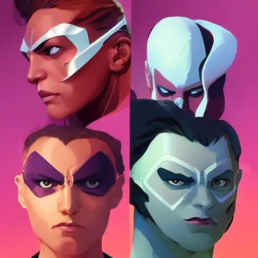 Image similar to face icon stylized minimalist x - men, loftis, cory behance hd by jesper ejsing, by rhads, makoto shinkai and lois van baarle, ilya kuvshinov, rossdraws global illumination