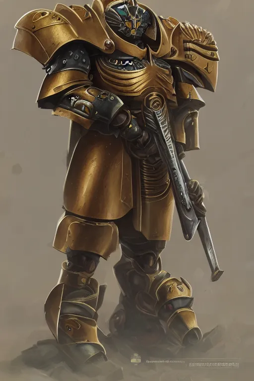 Image similar to cute caracal wearing armor portrait heros warhammer 4 0 k horus heresy fanart - the primarchs emperor by johannes helgeson animated with vfx concept artist & illustrator global illumination ray tracing hdr fanart arstation zbrush central hardmesh 8 k octane renderer comics stylized